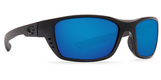Costa Whitetip Blackout Blue Mirror 580P Sunglasses, Plastic