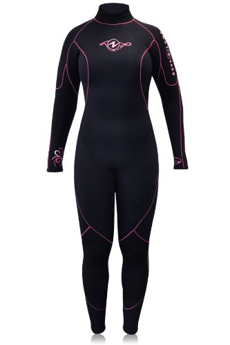 Aqua Lung Womens AquaFlex 3mm Back-Zip Scuba Diving Wet Jumpsuit