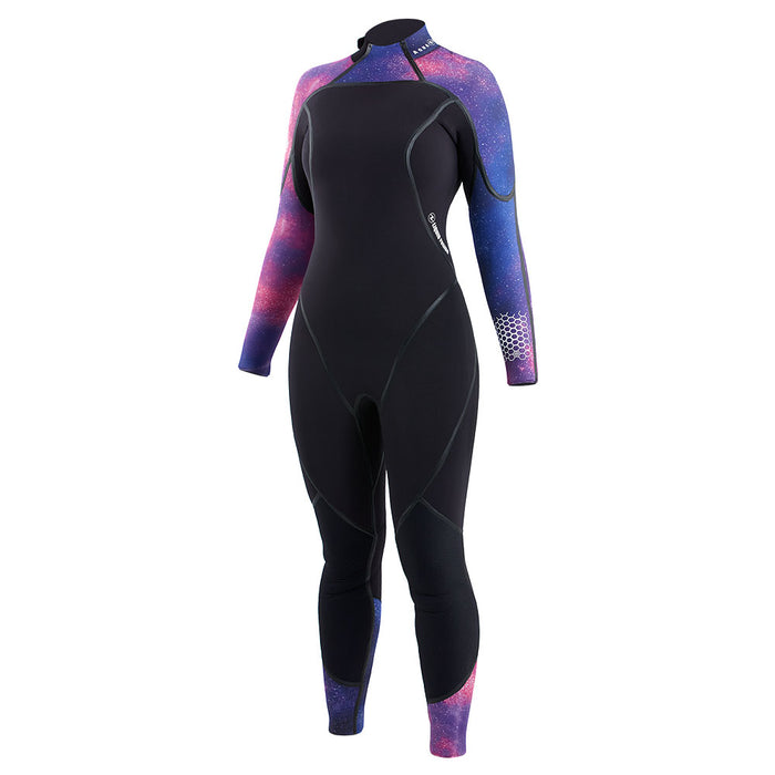 Aqua Lung Womens AquaFlex 5mm Back-Zip Scuba Diving Wet Jumpsuit