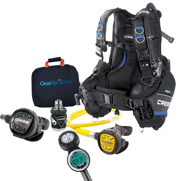 Cressi Cold and Warm Water Scuba Gear Package Fully Assembled