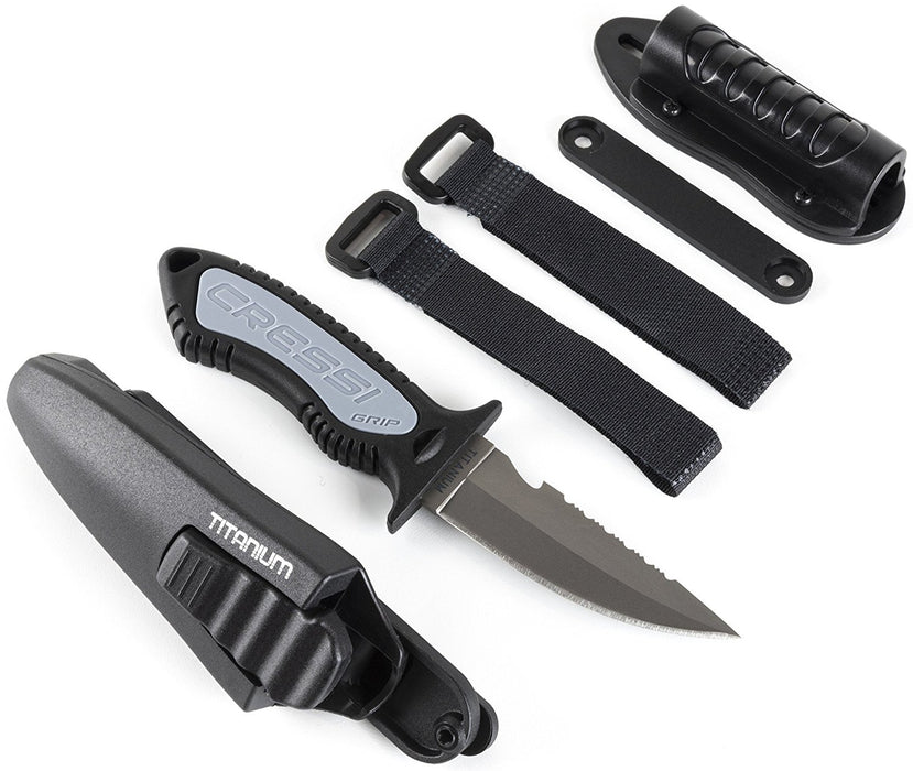 Cressi Grip Knife for Spearfishing & Scuba Diving