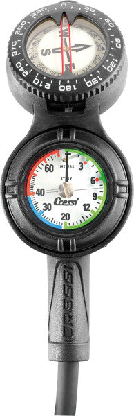 Cressi Console CPD3 (metric) Compass, Pressure Gauge and Depth Gauge