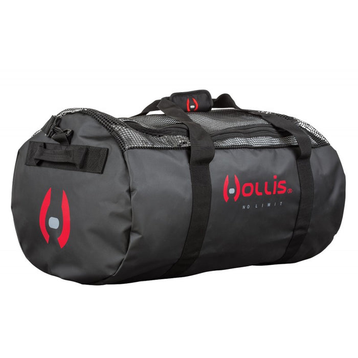 Hollis Mesh Duffle Bag for Scuba Diving and Snorkeling with D-Zip Main Compartment