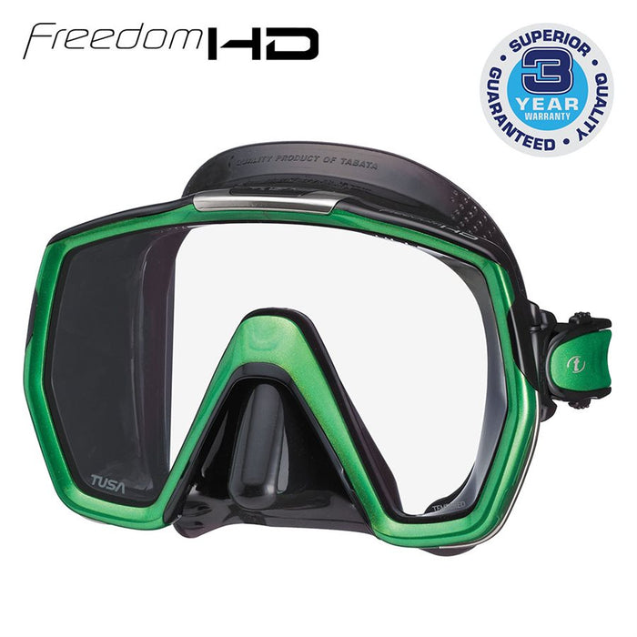 Tusa Freedom HD Scuba Diving Mask