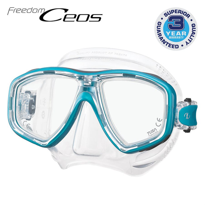 Tusa Freedom Ceos Scuba Diving Mask