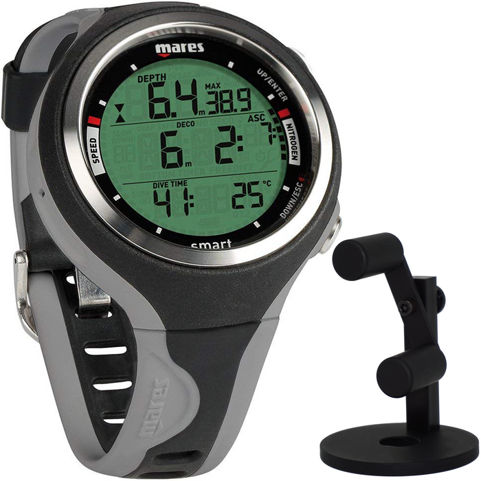 Mares Smart Scuba Diving Wrist Top Computer with Watch Stand