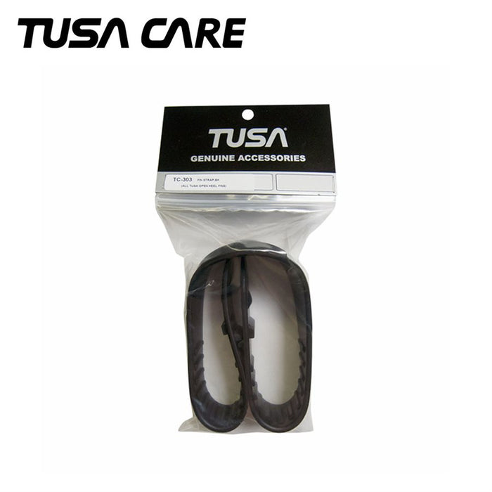 Tusa Fin Strap for all Tusa Open Heel Fins, 1 pc, Black