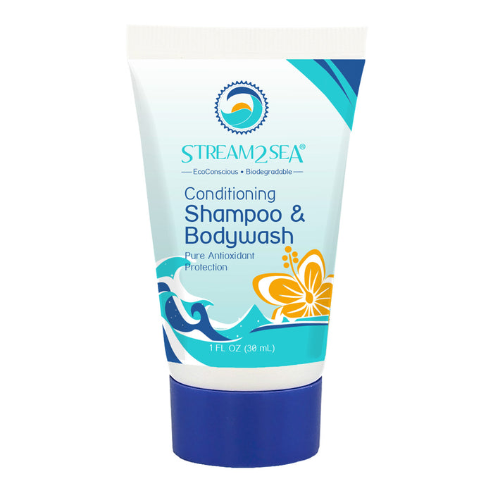Stream2Sea Conditioning Shampoo & Body Wash, 1 fl oz (30 ml)