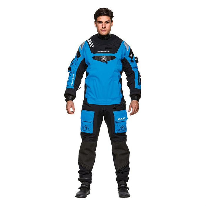 Waterproof Men's EX2 Drysuit Blue